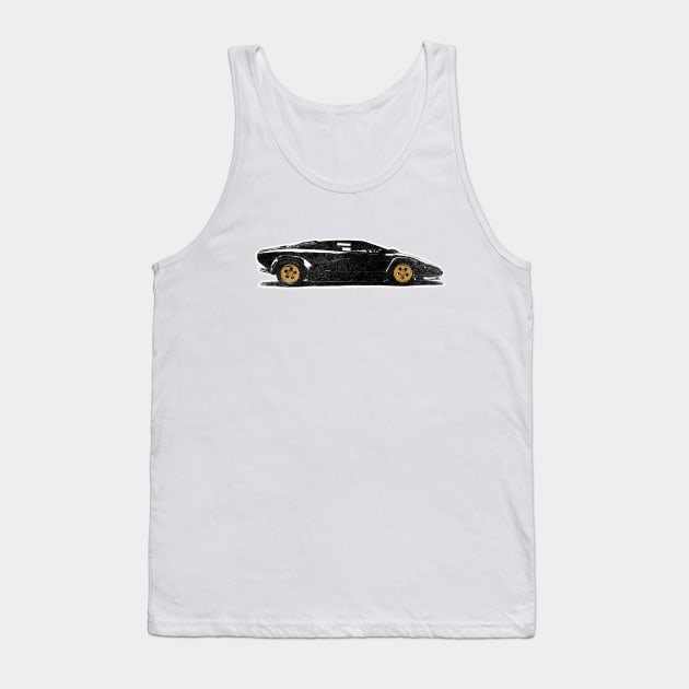 1984 Black & Gold (Distressed) Tank Top by NeuLivery